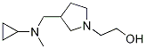 2-{3-[(Cyclopropyl-Methyl-aMino)-Methyl]-pyrrolidin-1-yl}-ethanol Structure