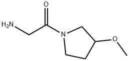 2-AMino-1-(3-Methoxy-pyrrolidin-1-yl)-ethanone 구조식 이미지