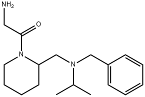 2-AMino-1-{2-[(benzyl-isopropyl-aMino)-Methyl]-piperidin-1-yl}-ethanone Structure