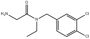 2-AMino-N-(3,4-dichloro-benzyl)-N-ethyl-acetaMide 구조식 이미지