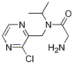 2-AMino-N-(3-chloro-pyrazin-2-ylMethyl)-N-isopropyl-acetaMide 구조식 이미지