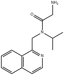 2-AMino-N-isopropyl-N-isoquinolin-1-ylMethyl-acetaMide 구조식 이미지