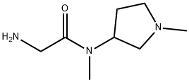 2-AMino-N-Methyl-N-(1-Methyl-pyrrolidin-3-yl)-acetaMide 구조식 이미지