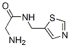 2-AMino-N-thiazol-5-ylMethyl-acetaMide 구조식 이미지