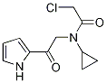 2-Chloro-N-cyclopropyl-N-[2-oxo-2-(1H-pyrrol-2-yl)-ethyl]-acetaMide Structure