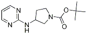 3-(PyriMidin-2-ylaMino)-pyrrolidine-1-carboxylic acid tert-butyl ester 구조식 이미지