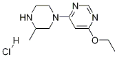 4-에톡시-6-(3-메틸-피페라진-1-일)-피리미딘염산염 구조식 이미지
