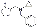 Benzyl-cyclopropyl-pyrrolidin-2-ylMethyl-aMine Structure