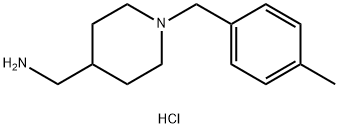 C-[1-(4-메틸-벤질)-피페리딘-4-일]-메틸아민염산염 구조식 이미지