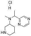 Methyl-piperidin-3-yl-(1-pyrazin-2-yl-ethyl)-aMine hydrochloride Structure