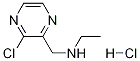 N-((3-chloropyrazin-2-yl)Methyl)ethanaMine hydrochloride 구조식 이미지