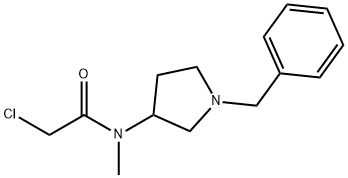 N-(1-Benzyl-pyrrolidin-3-yl)-2-chloro-N-Methyl-acetaMide Structure