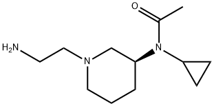 N-[(S)-1-(2-AMino-ethyl)-piperidin-3-yl]-N-cyclopropyl-acetaMide Structure