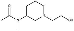 N-[1-(2-Hydroxy-ethyl)-piperidin-3-yl]-N-Methyl-acetaMide Structure