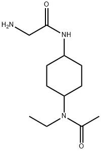N-[4-(Acetyl-ethyl-aMino)-cyclohexyl]-2-aMino-acetaMide 구조식 이미지