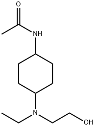 N-{4-[Ethyl-(2-hydroxy-ethyl)-aMino]-cyclohexyl}-acetaMide 구조식 이미지