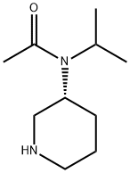 N-Isopropyl-N-(R)-piperidin-3-yl-acetaMide 구조식 이미지