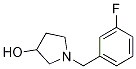 1-(3-fluorobenzyl)pyrrolidin-3-ol 구조식 이미지