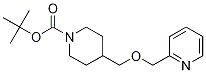 4-(Pyridin-2-ylmethoxymethyl)-piperidine-1-carboxylic acid tert-butyl ester Structure