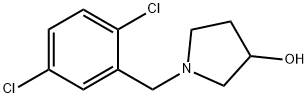 1-(2,5-Dichloro-benzyl)-pyrrolidin-3-ol Structure