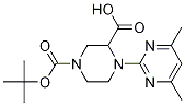 4-(4,6-Dimethyl-pyrimidin-2-yl)-piperazine-1,3-dicarboxylic acid 1-tert-butyl ester Structure