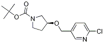 (S)-3-(6-Chloro-pyridin-3-ylmethoxy)-pyrrolidine-1-carboxylic acid tert-butyl ester Structure