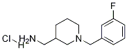 [1-(3-Fluoro-benzyl)-piperidin-3-yl]-methyl-amine hydrochloride Structure