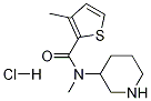 3-메틸-티오펜-2-카르복실산메틸-피페리딘-3-일-아미드히드로클로라이드 구조식 이미지