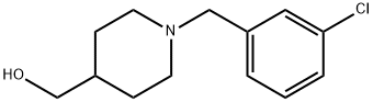 [1-(3-Chloro-benzyl)-piperidin-4-yl]-methanol Structure