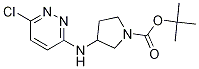 3-(6-Chloro-pyridazin-3-ylamino)-pyrrolidine-1-carboxylic acid tert-butyl ester Structure