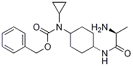 (1R,4R)-[4-((S)-2-AMino-propionylaMino)-cyclohexyl]-cyclopropyl-carbaMic acid benzyl ester Structure