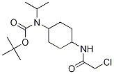 (1R,4R)-[4-(2-Chloro-acetylaMino)-cyclohexyl]-isopropyl-carbaMic acid tert-butyl ester 구조식 이미지