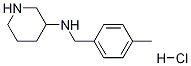 (4-Methyl-benzyl)-piperidin-3-yl-aMine hydrochloride Structure