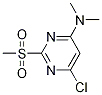 (6-Chloro-2-Methanesulfonyl-pyriMidin-4-yl)-diMethyl-aMine Structure