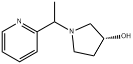 (R)-1-(1-피리딘-2-일-에틸)-피롤리딘-3-올 구조식 이미지