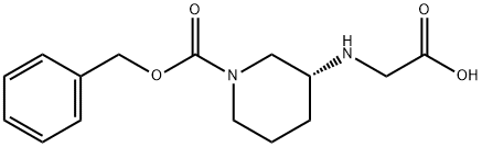 (R)-3-(CarboxyMethyl-aMino)-piperidine-1-carboxylic acid benzyl ester Structure