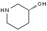 (R)-피페리딘-3-올 구조식 이미지