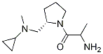 (S)-2-AMino-1-{2-[(cyclopropyl-Methyl-aMino)-Methyl]-pyrrolidin-1-yl}-propan-1-one 구조식 이미지