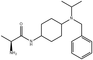 (S)-2-AMino-N-[4-(benzyl-isopropyl-aMino)-cyclohexyl]-propionaMide 구조식 이미지