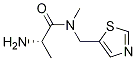 (S)-2-AMino-N-Methyl-N-thiazol-5-ylMethyl-propionaMide Structure