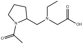 [(1-Acetyl-pyrrolidin-2-ylMethyl)-ethyl-aMino]-acetic acid 구조식 이미지