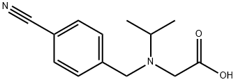 [(4-Cyano-benzyl)-isopropyl-aMino]-acetic acid Structure