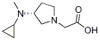 [(R)-3-(Cyclopropyl-Methyl-aMino)-pyrrolidin-1-yl]-acetic acid 구조식 이미지