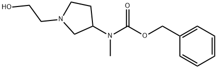 [1-(2-Hydroxy-ethyl)-pyrrolidin-3-ylMethyl]-carbaMic acid benzyl ester Structure