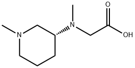 [Methyl-((R)-1-Methyl-piperidin-3-yl)-aMino]-acetic acid Structure