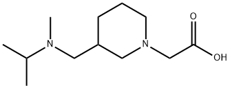 {3-[(Isopropyl-Methyl-aMino)-Methyl]-piperidin-1-yl}-acetic acid Structure