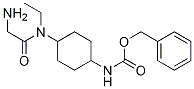 {4-[(2-AMino-acetyl)-ethyl-aMino]-cyclohexyl}-carbaMic acid benzyl ester 구조식 이미지