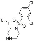 1-(2,4-Dichloro-benzenesulfonyl)-piperazine hydrochloride Structure