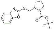 2-(Benzooxazol-2-ylsulfanylMethyl)-
pyrrolidine-1-carboxylic acid tert-
butyl ester Structure