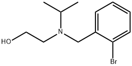 2-[(2-BroMo-benzyl)-isopropyl-aMino]-ethanol Structure